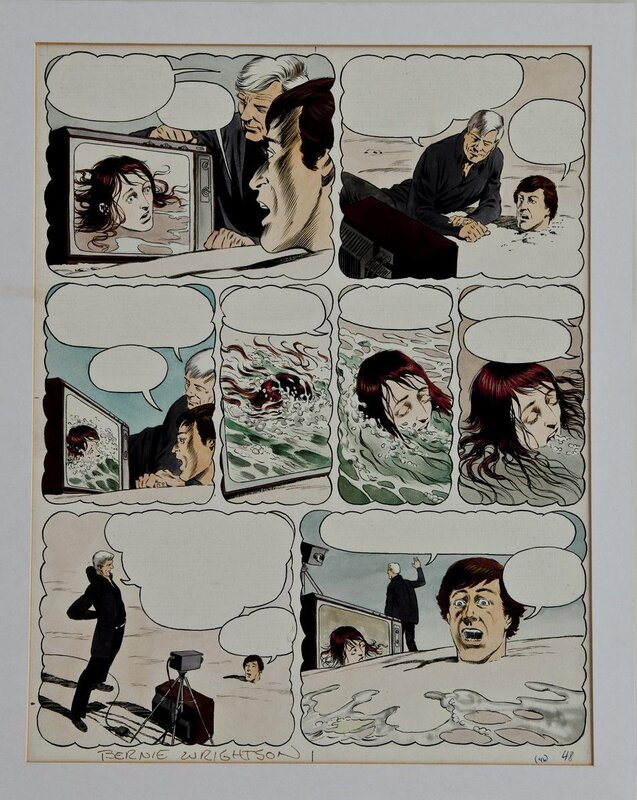 Berni Wrightson, Creepshow: Something To Tide You Over - 1982 - Planche originale