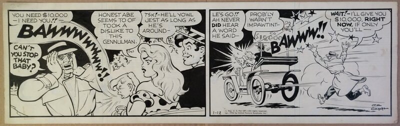 Al Capp, Li'l Abner daily, 1954 - Comic Strip