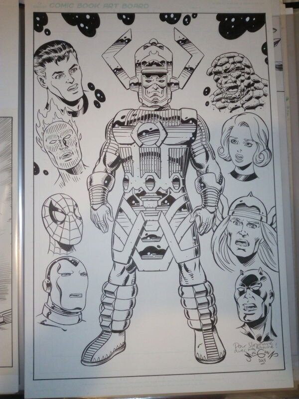 Galactus / chris malgrain - Original Illustration