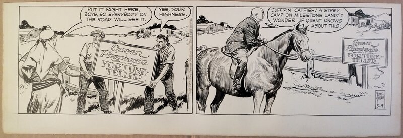 Frank Godwin, Rusty Riley daily 1957 - Comic Strip