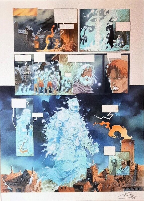 Lanfeust de Troy par Claude Guth, Didier Tarquin - Mise en couleur