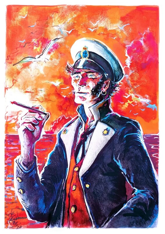Laurent Lefeuvre, Hommage à Corto Maltese - Comic Strip