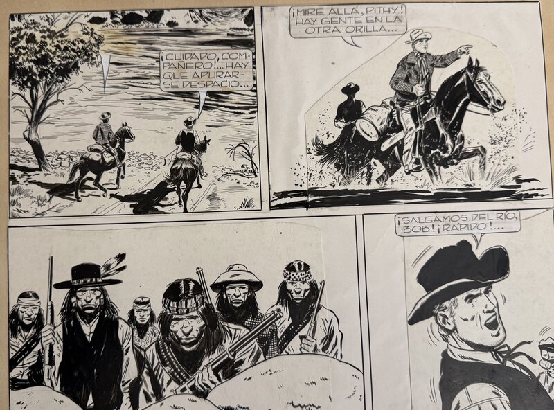 Pity Rain par Carlos Casalla - Planche originale