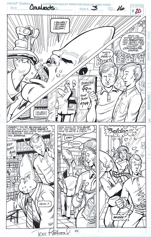 En vente - Marie Severin, Tom Richmond, Coneheads #3 p20 