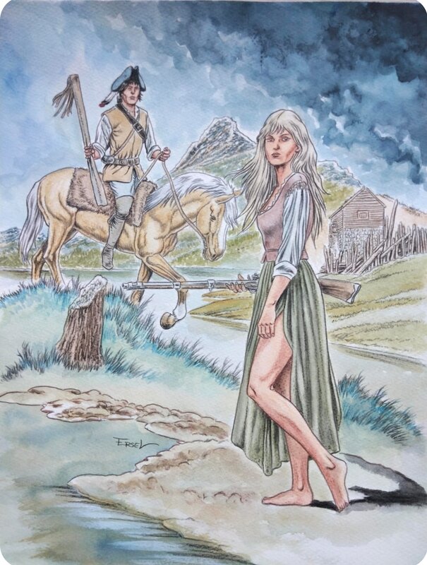 Dessin original by Ersel - Original Illustration