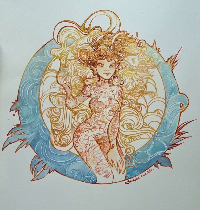 Volutes par Ood Serrière - Illustration originale