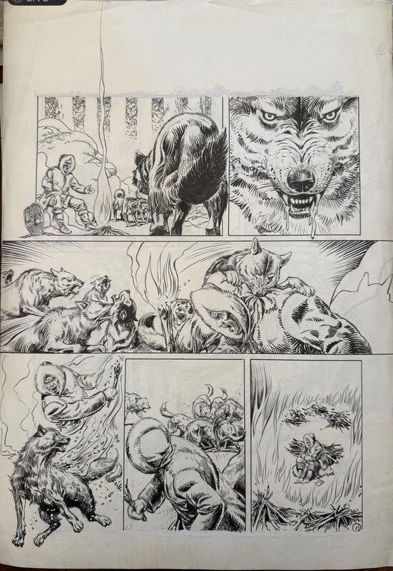 White Fang by César Spadari - Planche originale