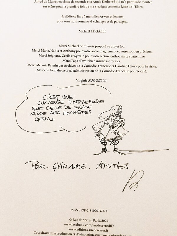 Virginie Augustin, C'est la faute à Molière - Sketch