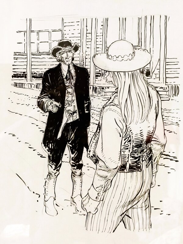 François Boucq, Illustration original Bouncer - Illustration originale