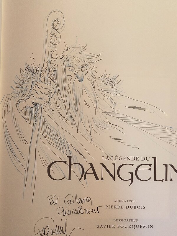 Xavier Fourquemin, La légende du Changeling, TT - Dédicace
