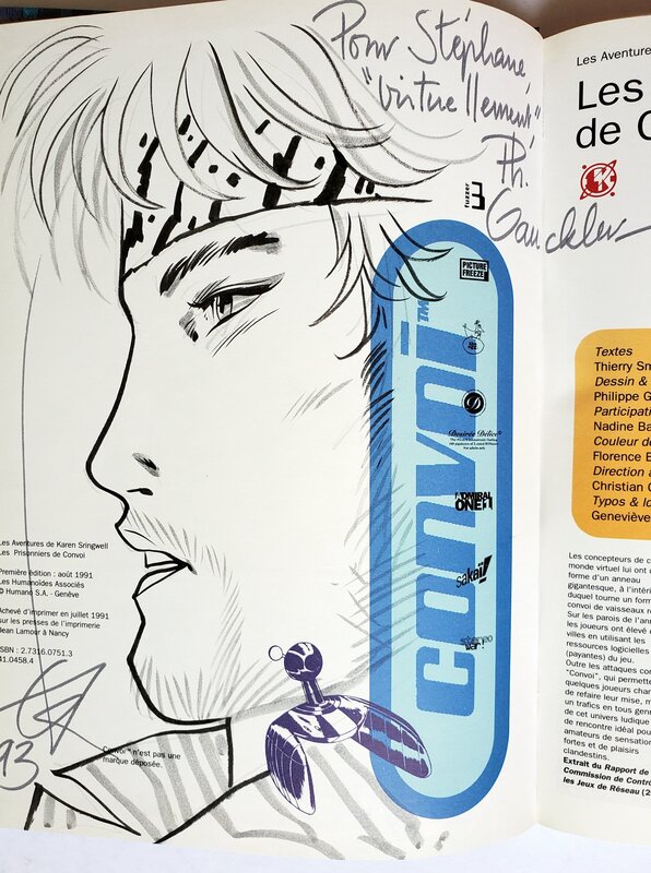 Philippe Gauckler, LES AVENTURES DE KAREN SPRINGWELL T2 LES PRISONNIERS DE CONVOI - Sketch