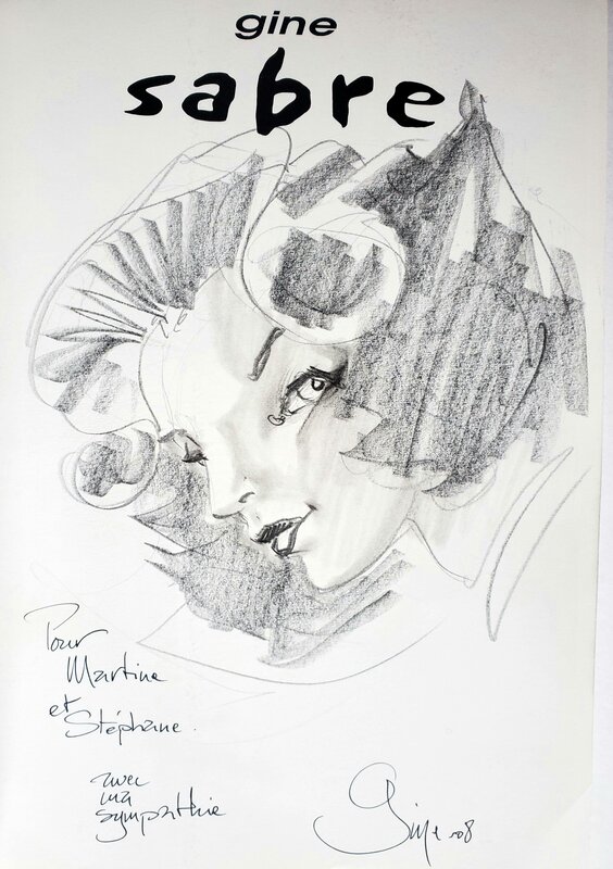 Gine, SABRE T2 MISS VISAGE - Sketch