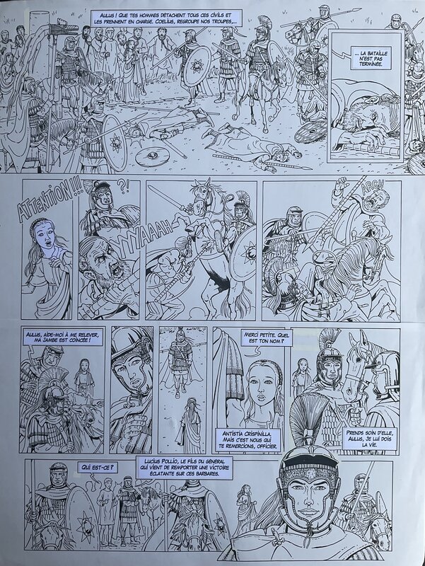 Jean-Marie Woehrel, planche originale, 