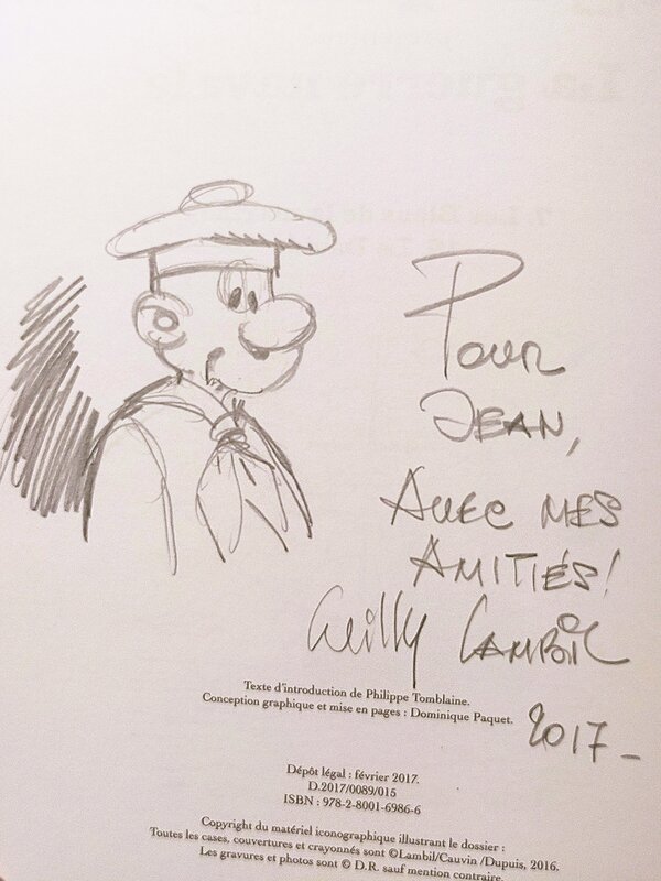 Tuniques Bleues by Willy Lambil - Sketch