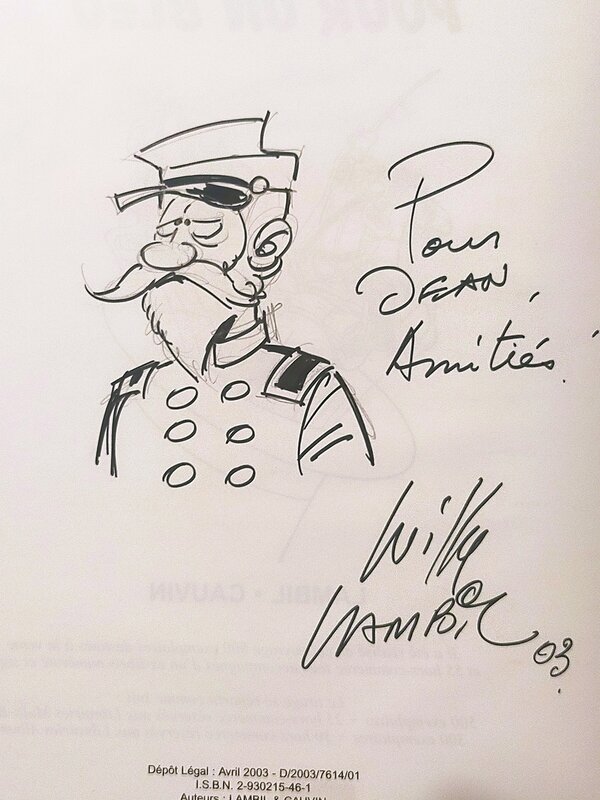 Tuniques Bleues by Willy Lambil - Sketch