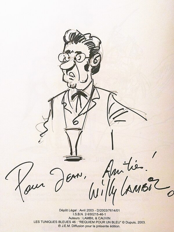 Tuniques Bleues by Willy Lambil - Sketch