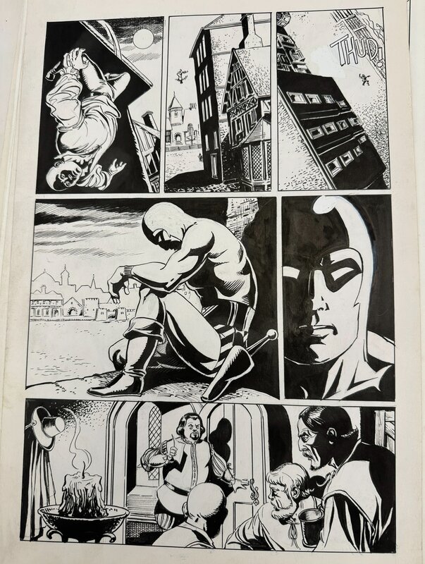 César Spadari, Le Fantôme du BengaleE“Robin  Hood” - Planche originale