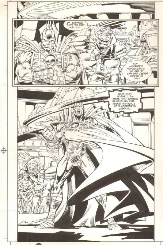 Mark D. Bright, Mike Barreiro, Leonard Nimoy's Primortals #5, pag.8 - Planche originale