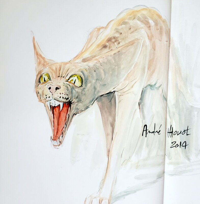 André Houot, LE MAL T1 L'OEIL DU MUR - Dédicace