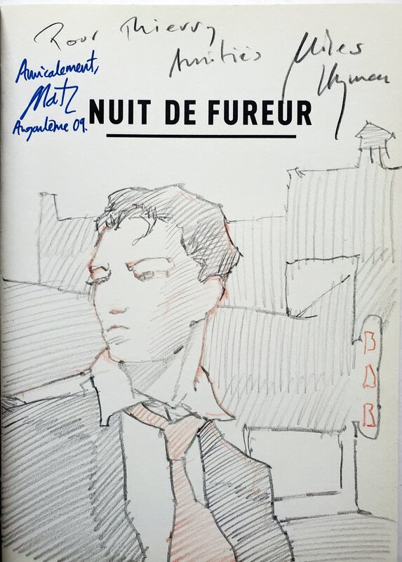 NUIT DE FUREUR by Miles Hyman, Matz - Sketch