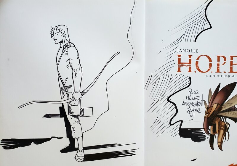 Alain Janolle, H.O.P.E.    T2 LE PEUPLE DE JOSHUA - Dédicace