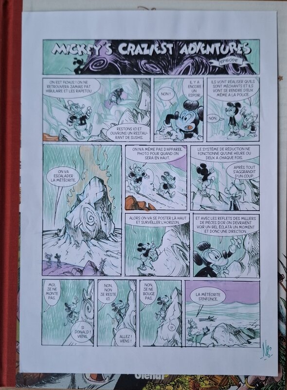 For sale - Nicolas Kéramidas, Mickey's Craziest Adventures - Épisode 64 - Original art
