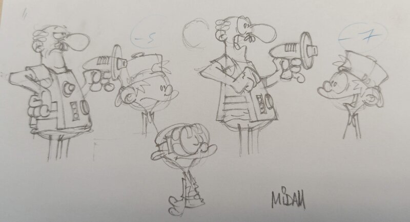 Recherches par Midam - Planche originale