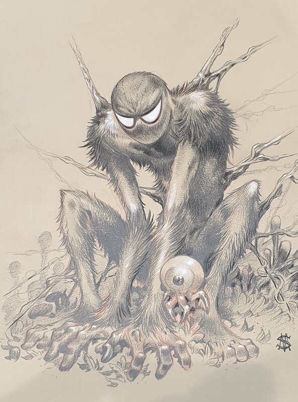 Spidermonstre by Stan Manoukian - Original Illustration