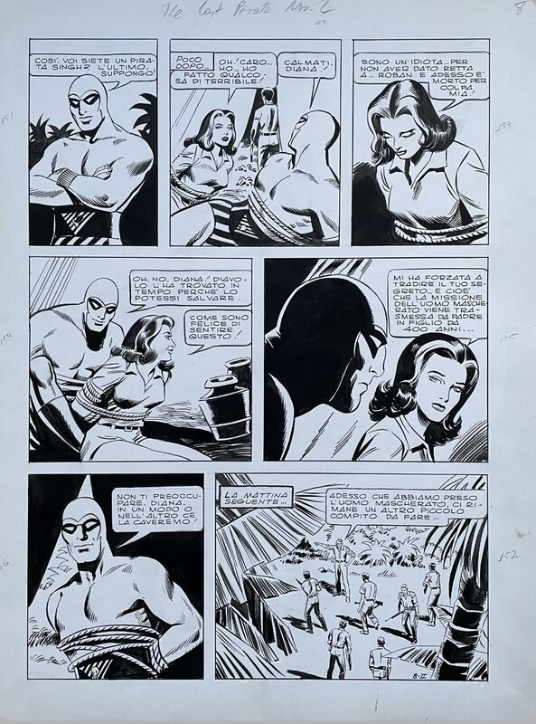 Giorgio Cambiotti, Le fantôme du Bengale - Planche originale
