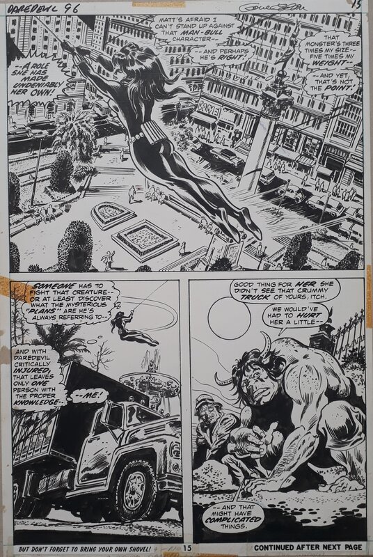 Gene Colan, Daredevil issue 96 page 15 (1972) - Comic Strip