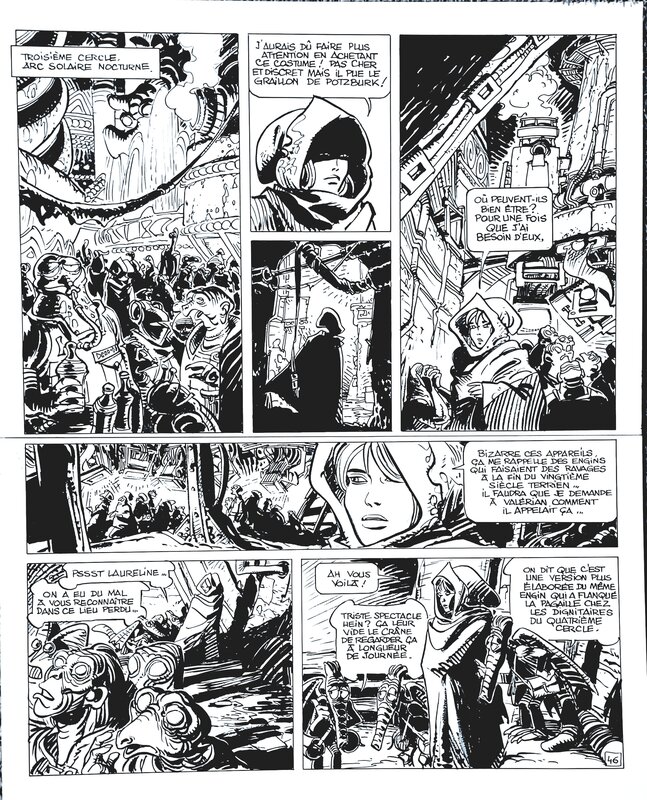 Jean-Claude Mézières, Les cercles du pouvoir - Comic Strip
