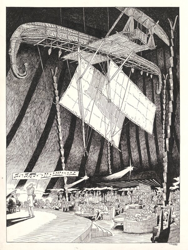 En vente - Vincent Perriot, Negalyod - Le dernier mot,Tome 2 - Planche originale