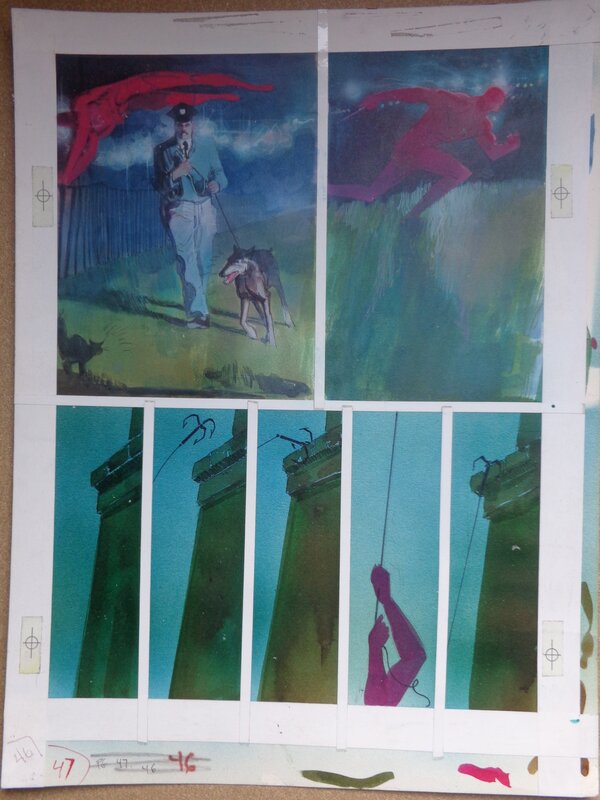 Bill Sienkiewicz, Frank Miller, Daredevil: Love and War page 46 - Planche originale