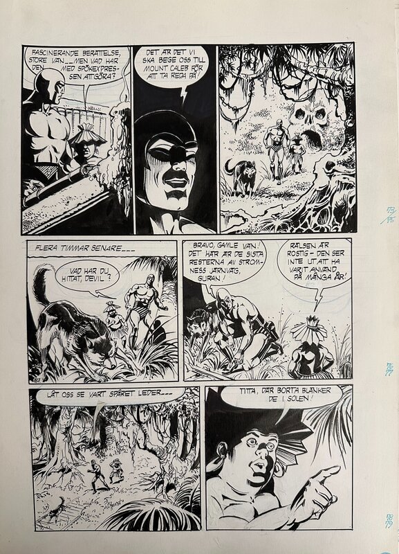 César Spadari, The Phantom Skull Cave - Comic Strip