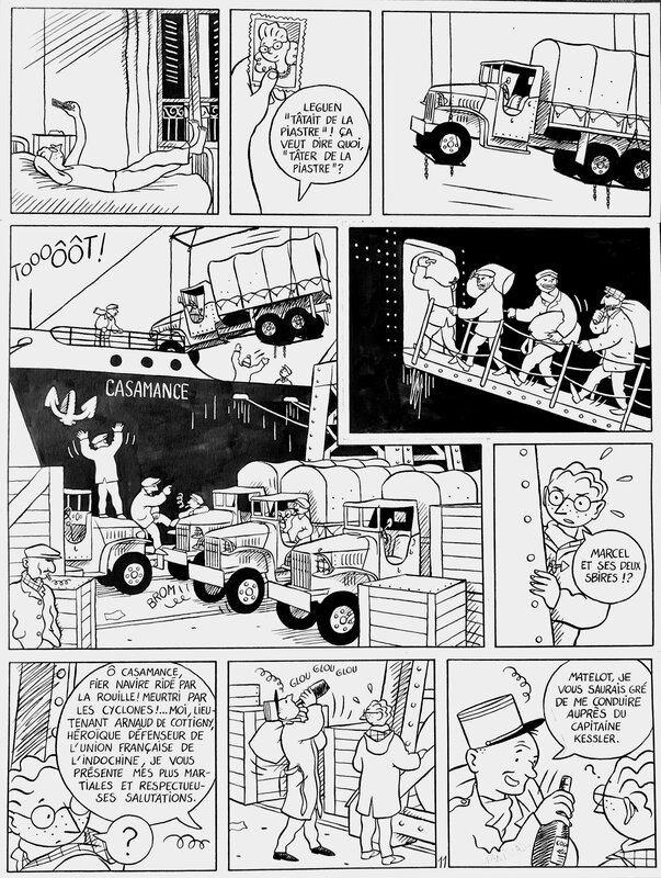 Stanislas, Rullier, Une aventure de Victor Levallois - Planche originale