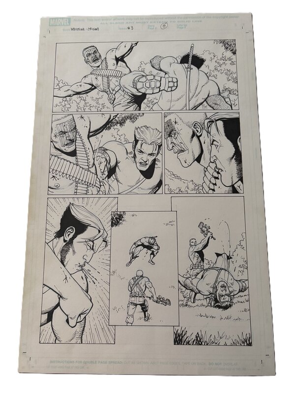 Steve Dillon, Wolverine Origins #3 page 8 - Comic Strip