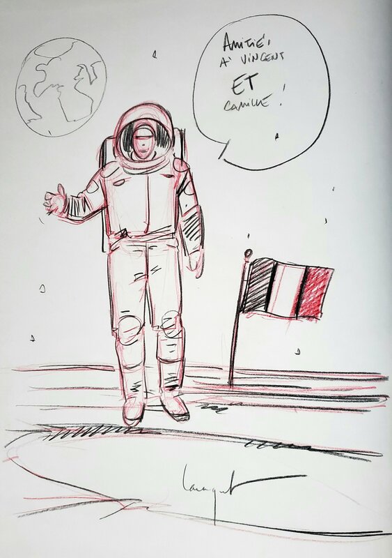 Christian Lamquet, BLUE SPACE T1 TYCHO BRAHE - Sketch