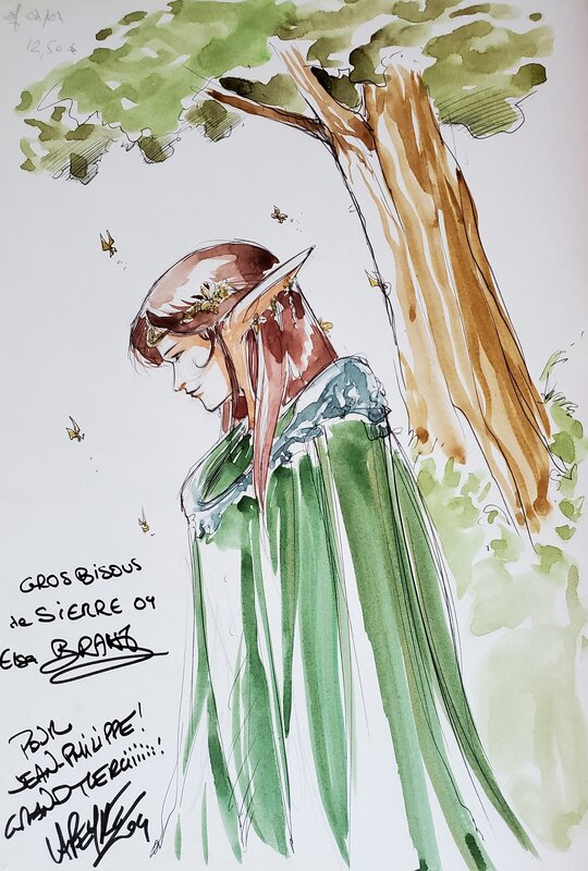 Guillaume Lapeyre, Elsa Brants, LES CONTES DE BROCELIANDE  T1 LA DRYADE - Dédicace