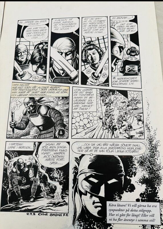 Phantom and Geisha by César Spadari - Comic Strip