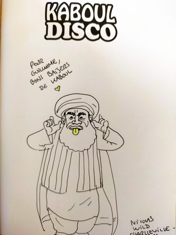 Kaboul Disco par Nicolas Wild - Dédicace