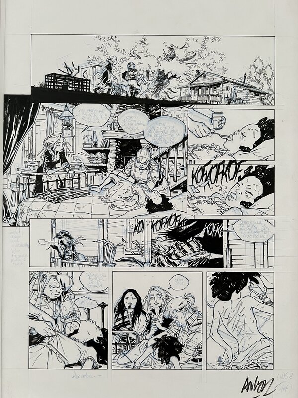 Anlor, Planche Ladies With Guns - Planche originale