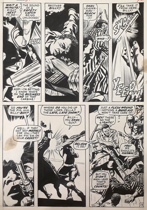 Daredevil 69 par Gene Colan - Œuvre originale