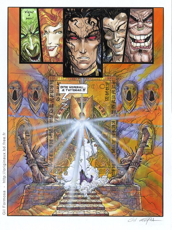 Gil Formosa, Chroniques de la Lune Noire - Planche originale