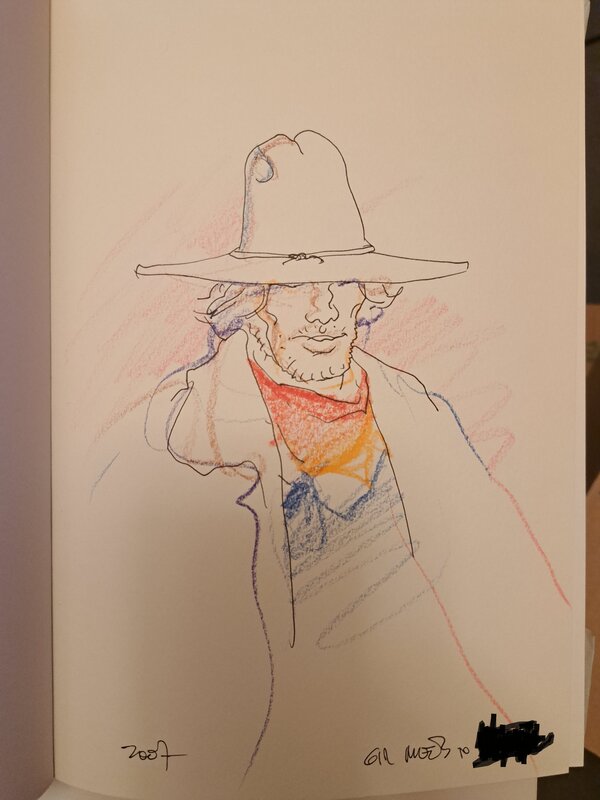Jean Giraud, Dedicace COULEUR GIR MOEBIUS SUR INSIDE MOEBIUS - Dédicace