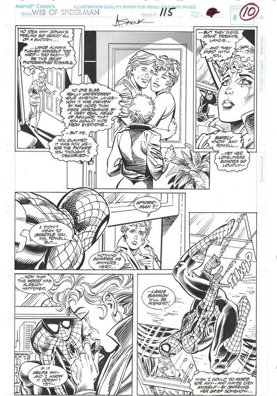 For sale - Alex Saviuk, Don Hudson, Web of spider-Man 115 page 10 - Comic Strip