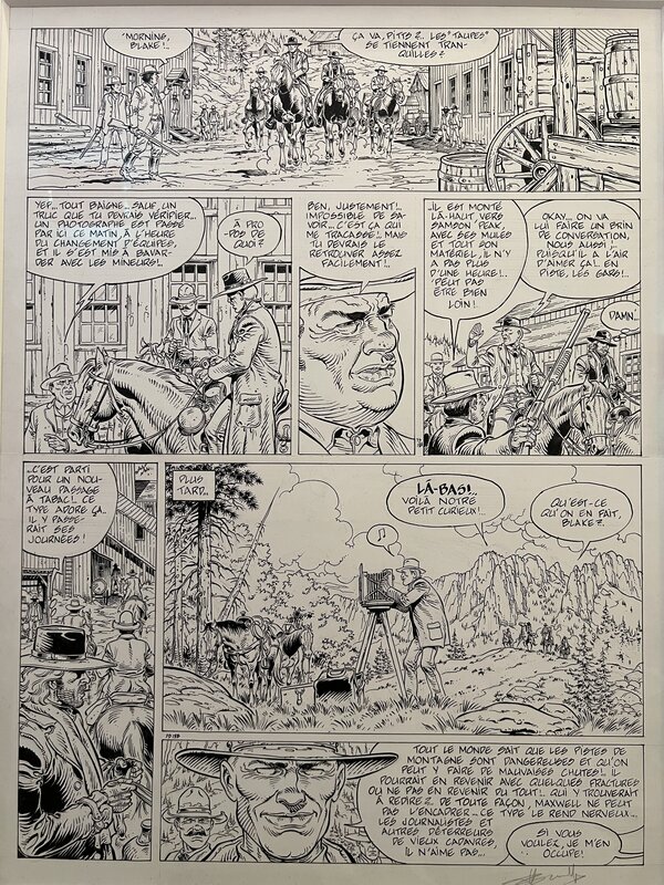 Planche Durango par Yves Swolfs - Planche originale