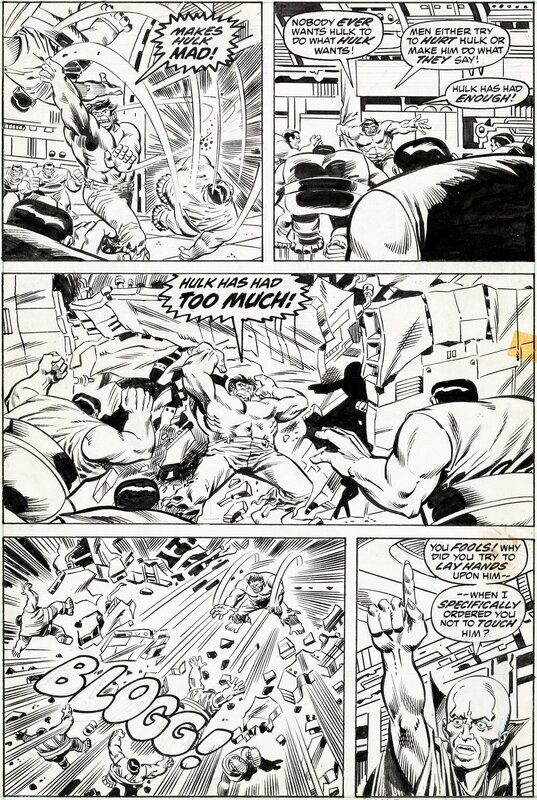 Herb Trimpe, Sal Trapani, The Incredible Hulk 164 - Comic Strip
