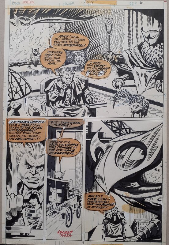 George Tuska, Daredevil #145 page 6 (1977) - Planche originale