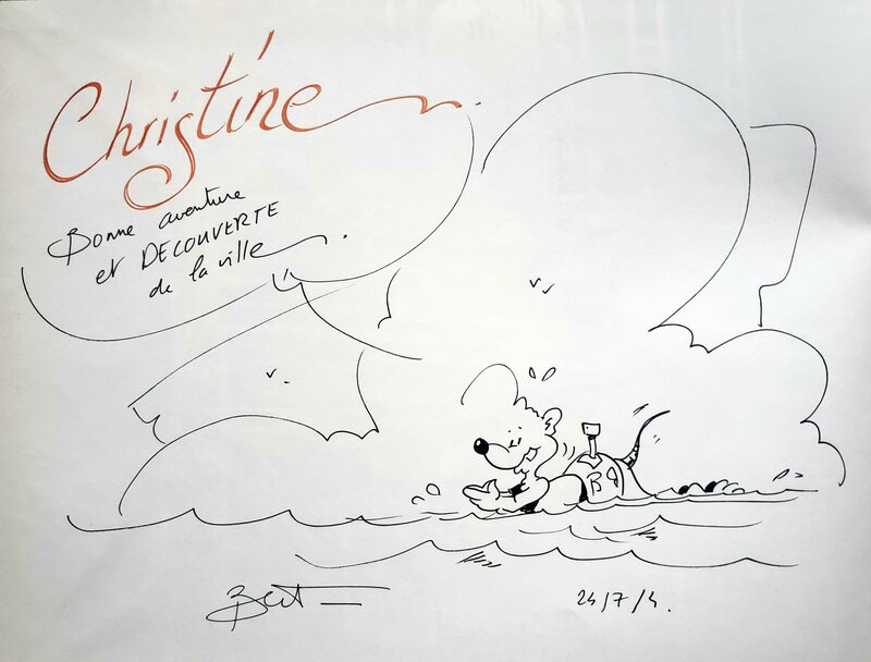 Bruno Bertin, RENNES    LE TEMPS D'UNE HISTOIRE - Sketch