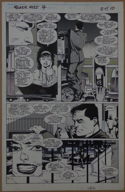 Howard Chaykin, Black Kiss issue 7 page 2 - Planche originale